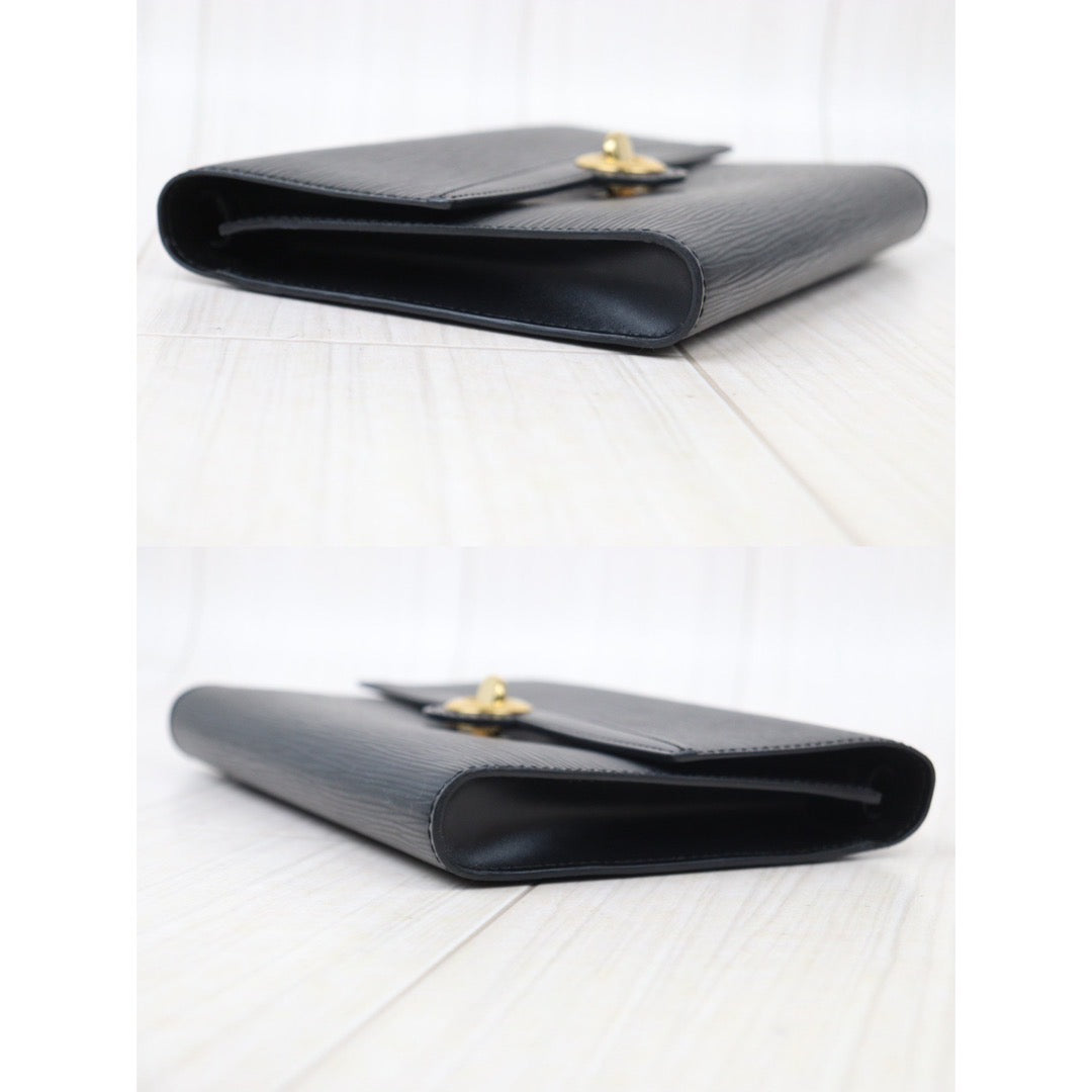 Rank AB｜ LV Epi Shoulder Bag Black｜24071527