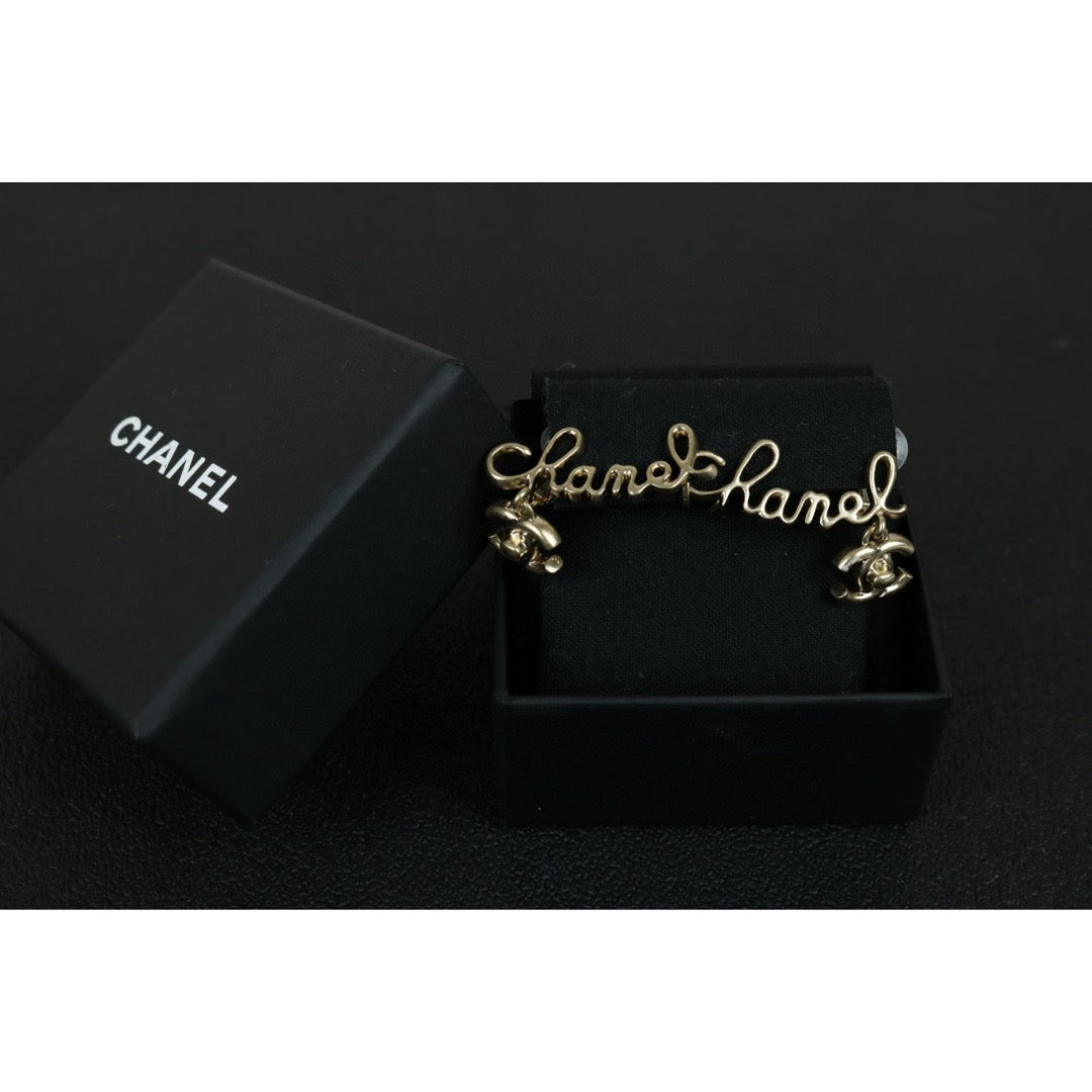 Excellent（Rank SA）｜CHANEL COCO Mark Letter Earrings｜X25020917