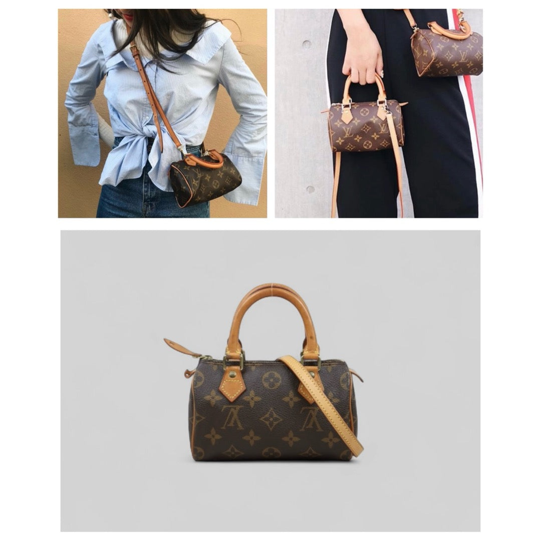 Good ( Rank AB)｜ LV Monogram Mini Speedy Handbag With Shoulderstrap｜25042111