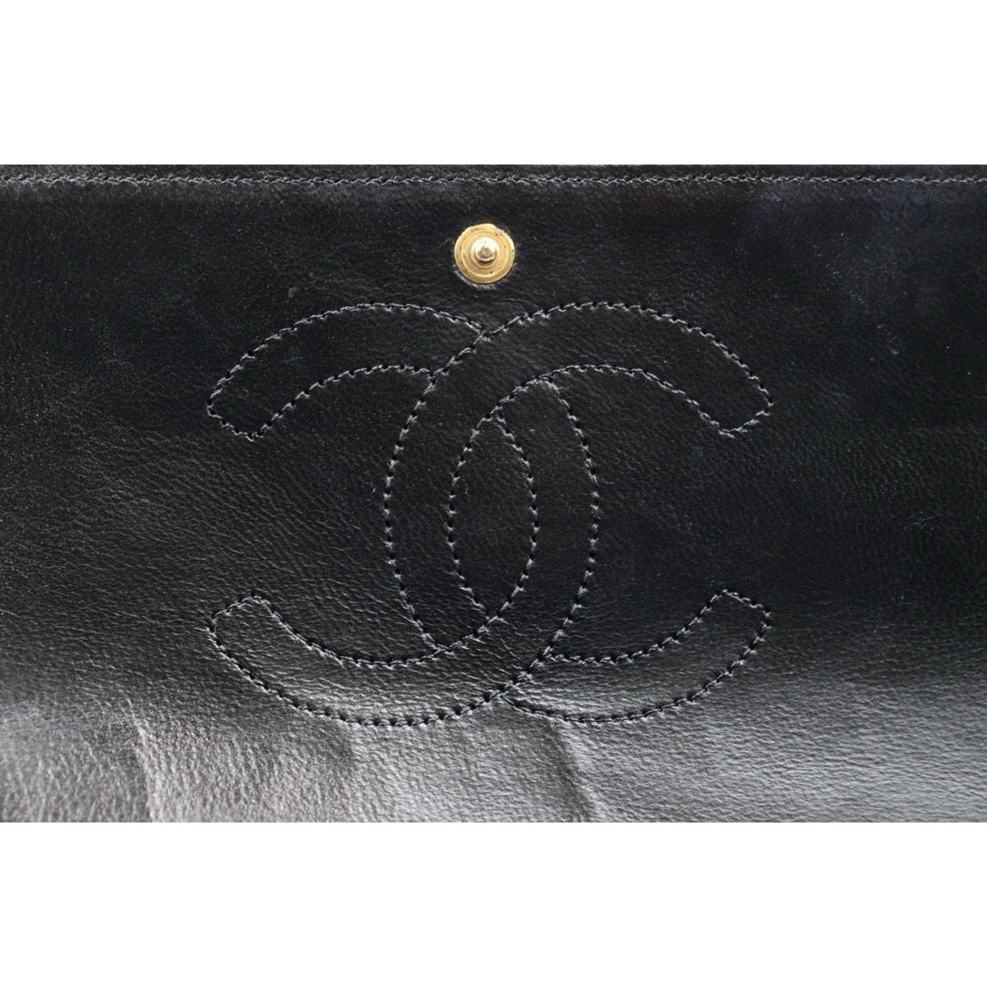 Very Good ( Rank A)｜ CHANEL Crocodile Skin Double Flap 26 Shoulder Bag Black ｜24121924