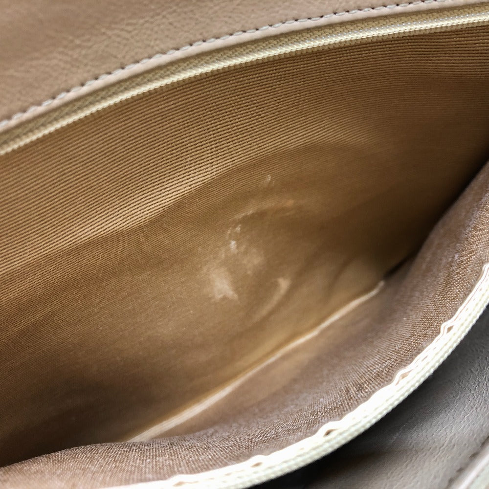 CHANEL Tote Bag Caviar skin beige Coco ball COCO Mark Women Used