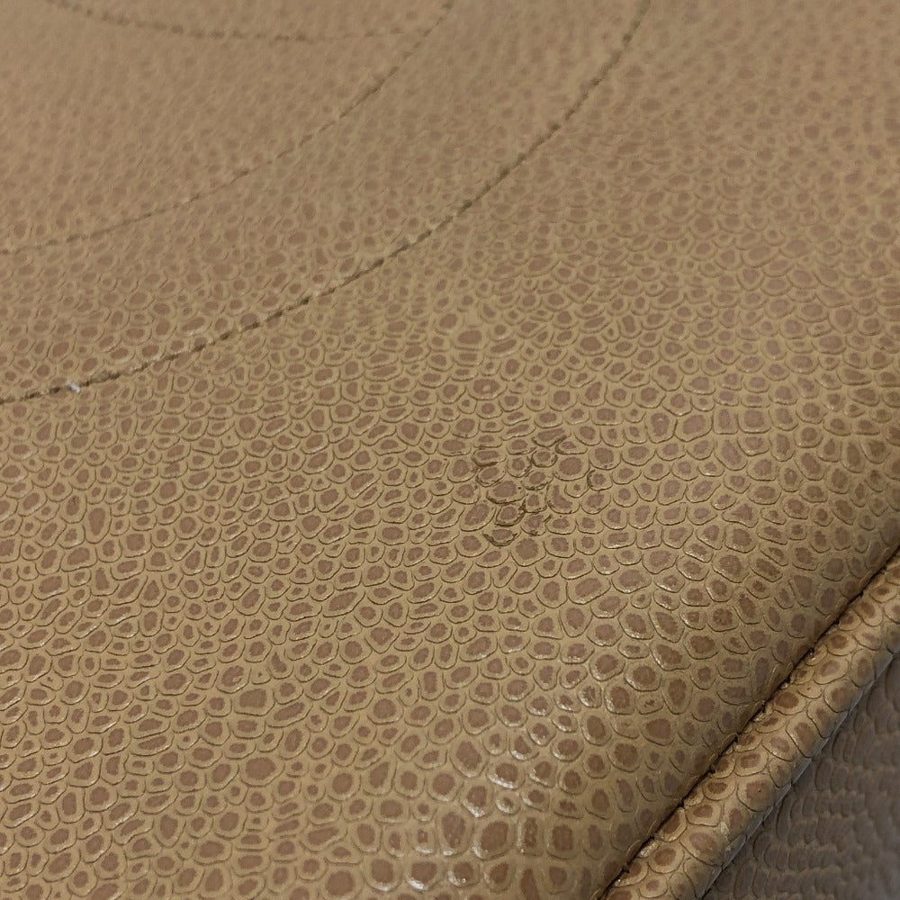 CHANEL Tote Bag Caviar skin beige Coco ball COCO Mark Women Used