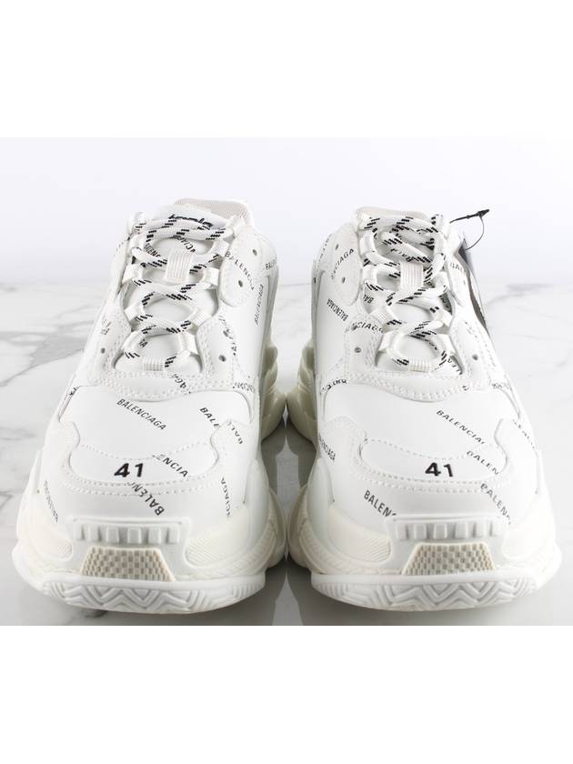 Luxury Balenciaga  My Multi Logo Triple S White 41 Domestic 260