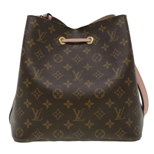 LOUIS VUITTON Monogram Neo Noe Shoulder Bag Rose poodle M44022 LV Auth 33984