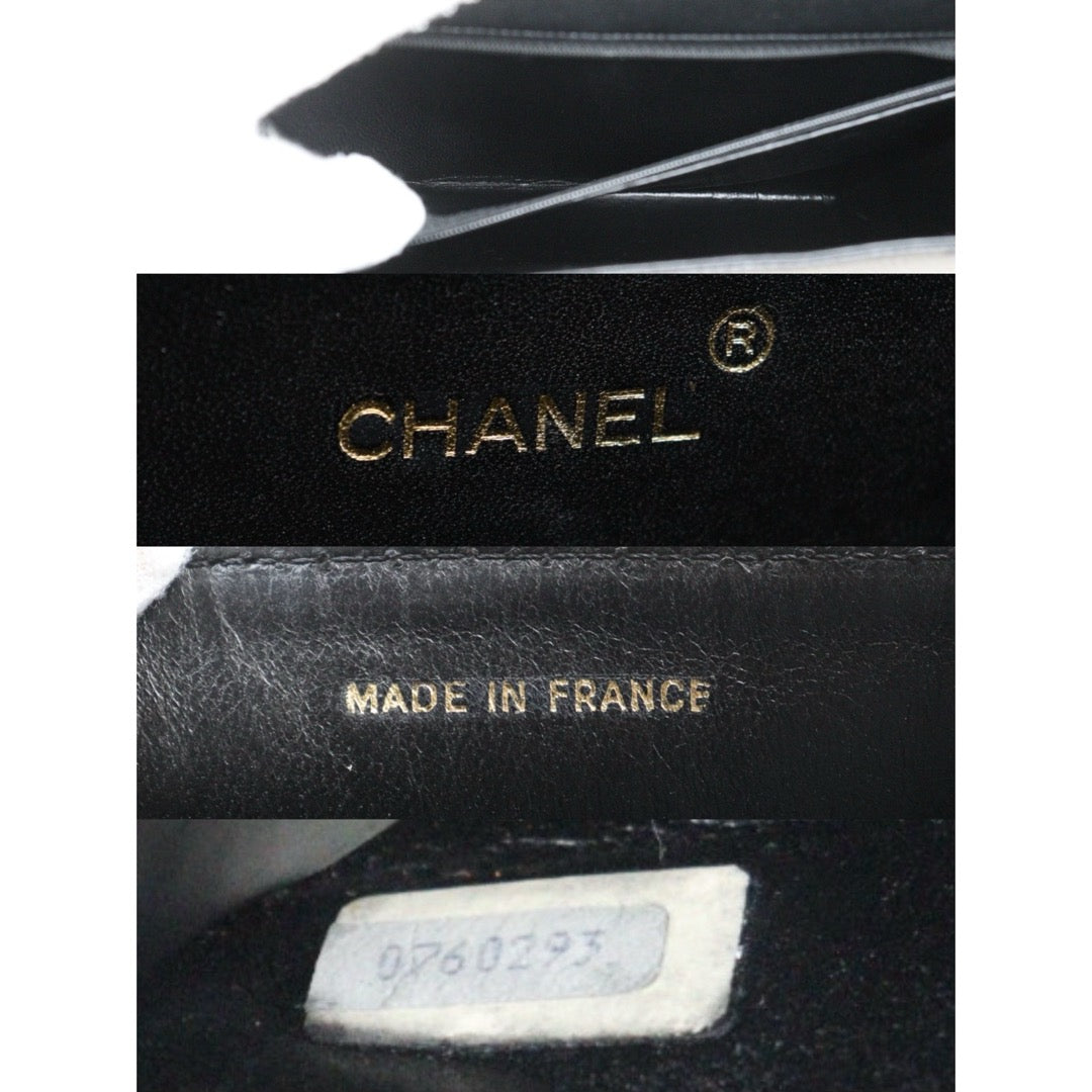 Very Good ( Rank A)｜ CHANEL  Lizard Skin Chain CF 25 Shoulder Bag Made in 1986-1988 Year ｜Y25051901