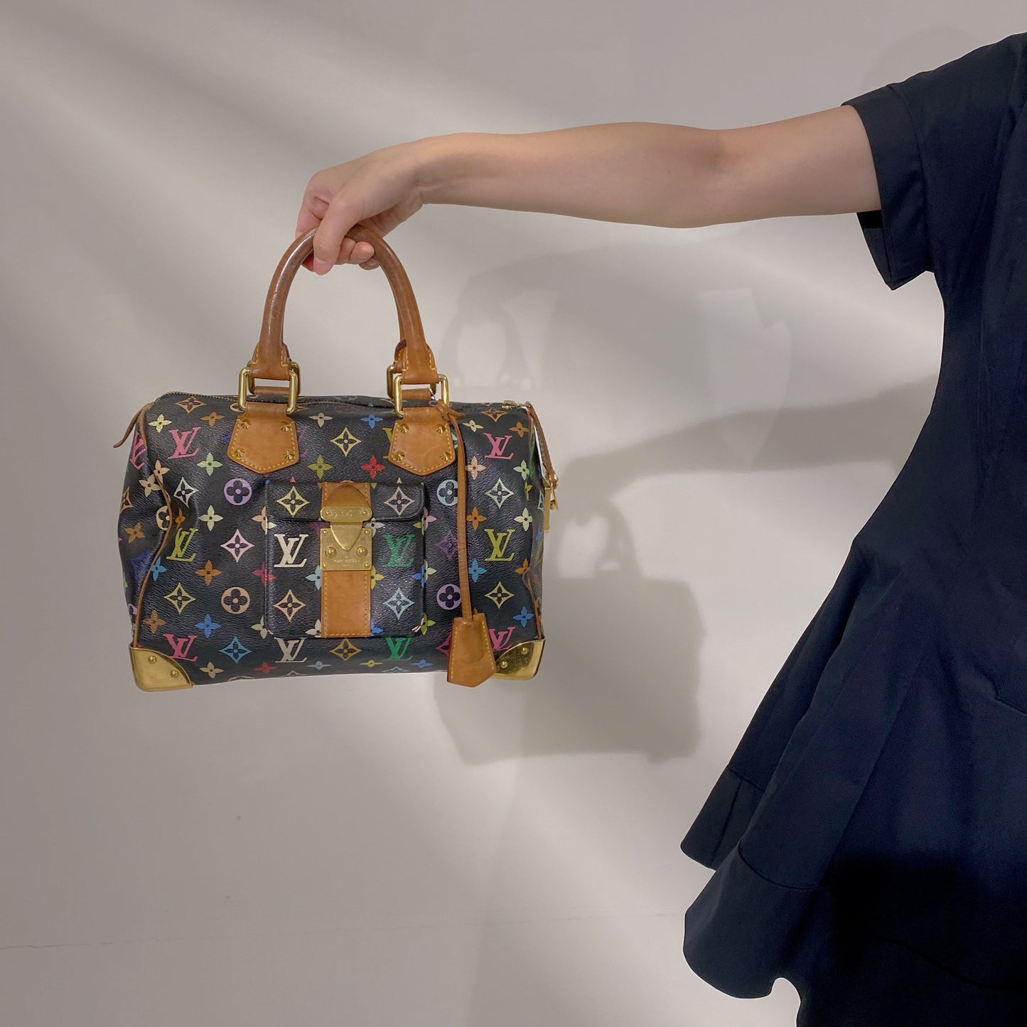 Louis Vuitton Multicolor Monogram Speedy 30 Handbag