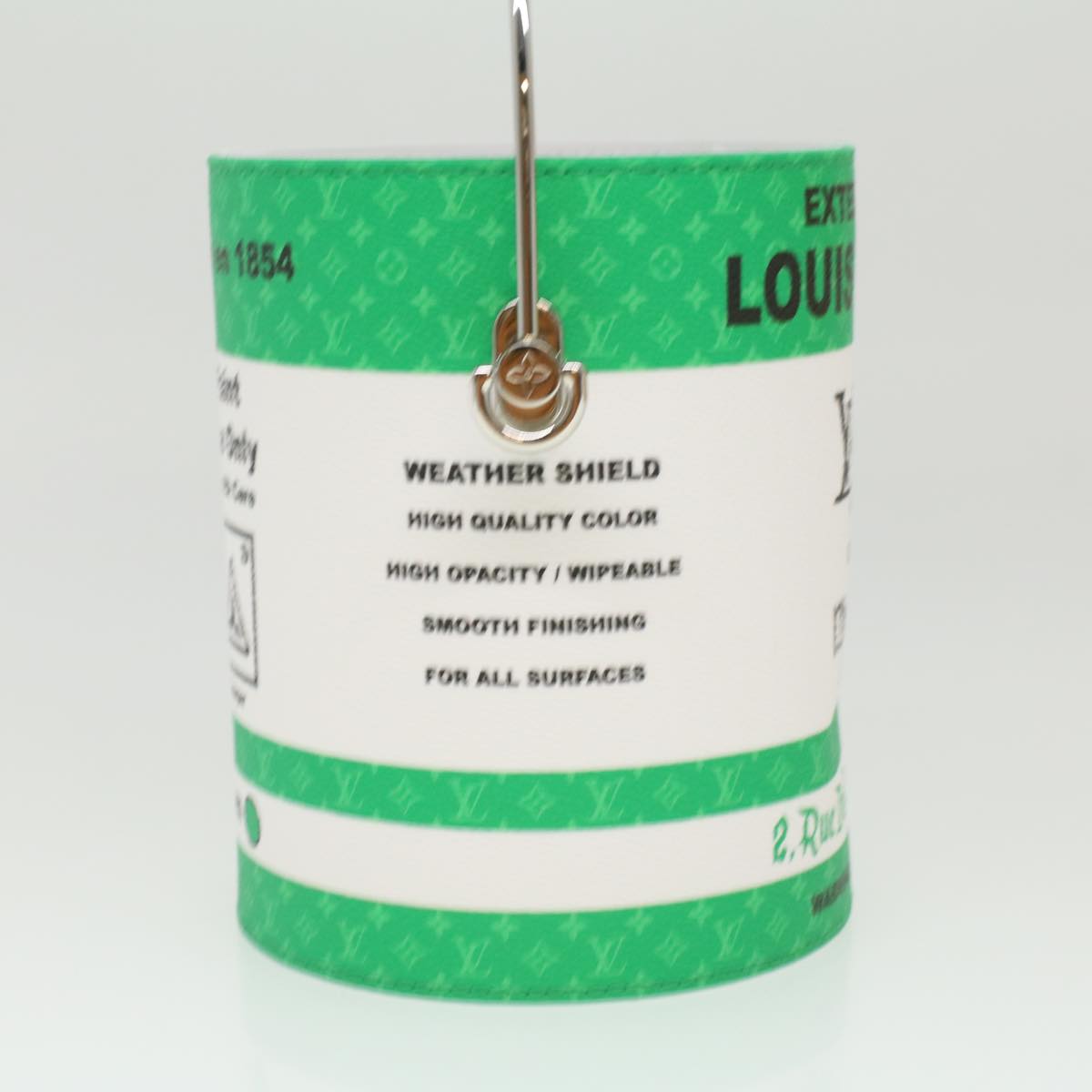 LOUIS VUITTON Monogram Painted Can Hand Bag PVC 2way Green M81592 LV  34203A