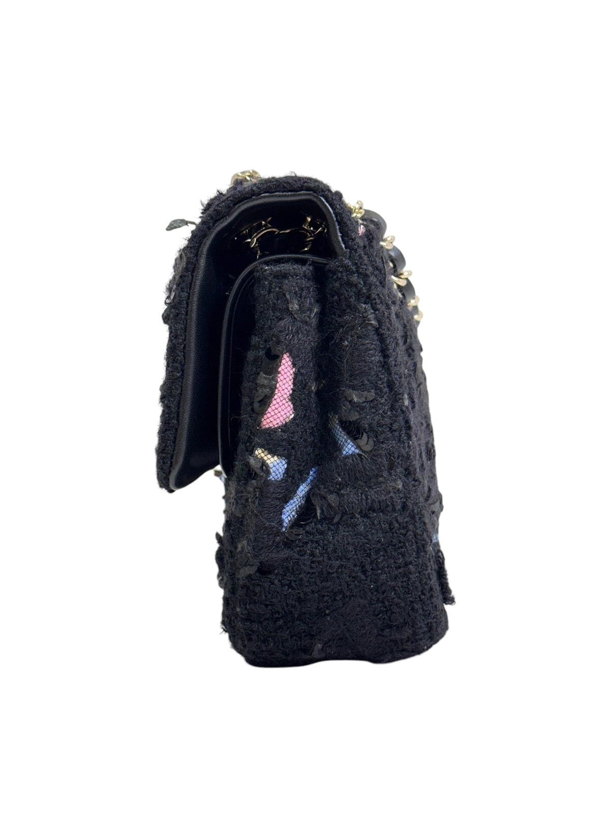 Chanel Medium Classic Flap Black/Tweed Bag