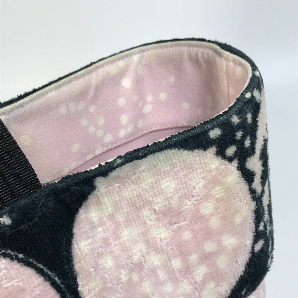 CHANEL Tote Bag canvas Light pink x black COCO Mark Women Used