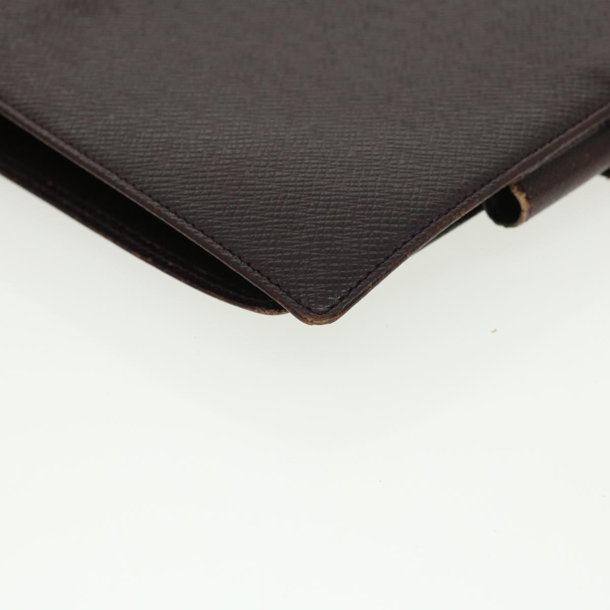 LOUIS VUITTON Taiga Leather Agenda GM Day Planner Cover Acajou R20414 Auth 34350