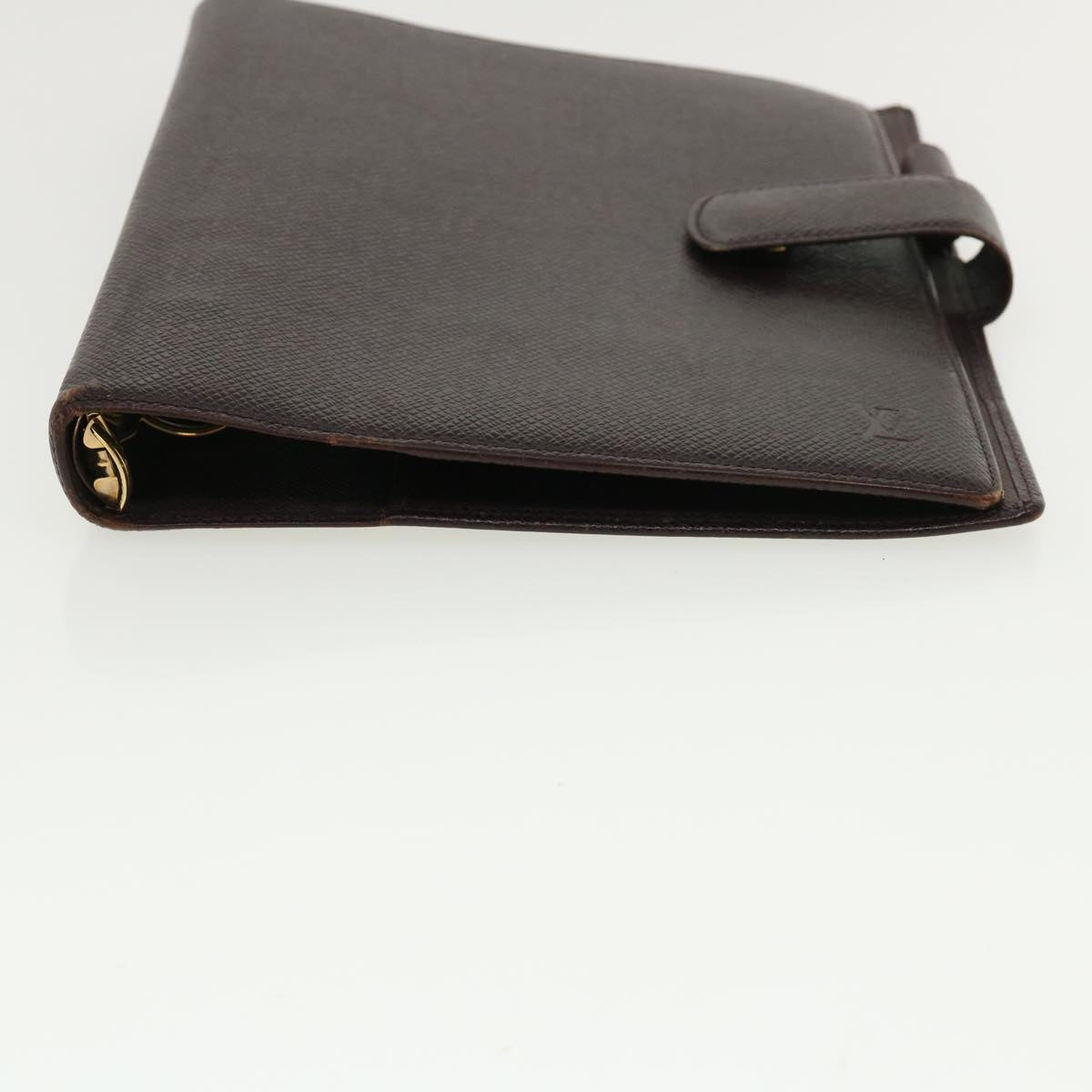 LOUIS VUITTON Taiga Leather Agenda GM Day Planner Cover Acajou R20414 Auth 34350