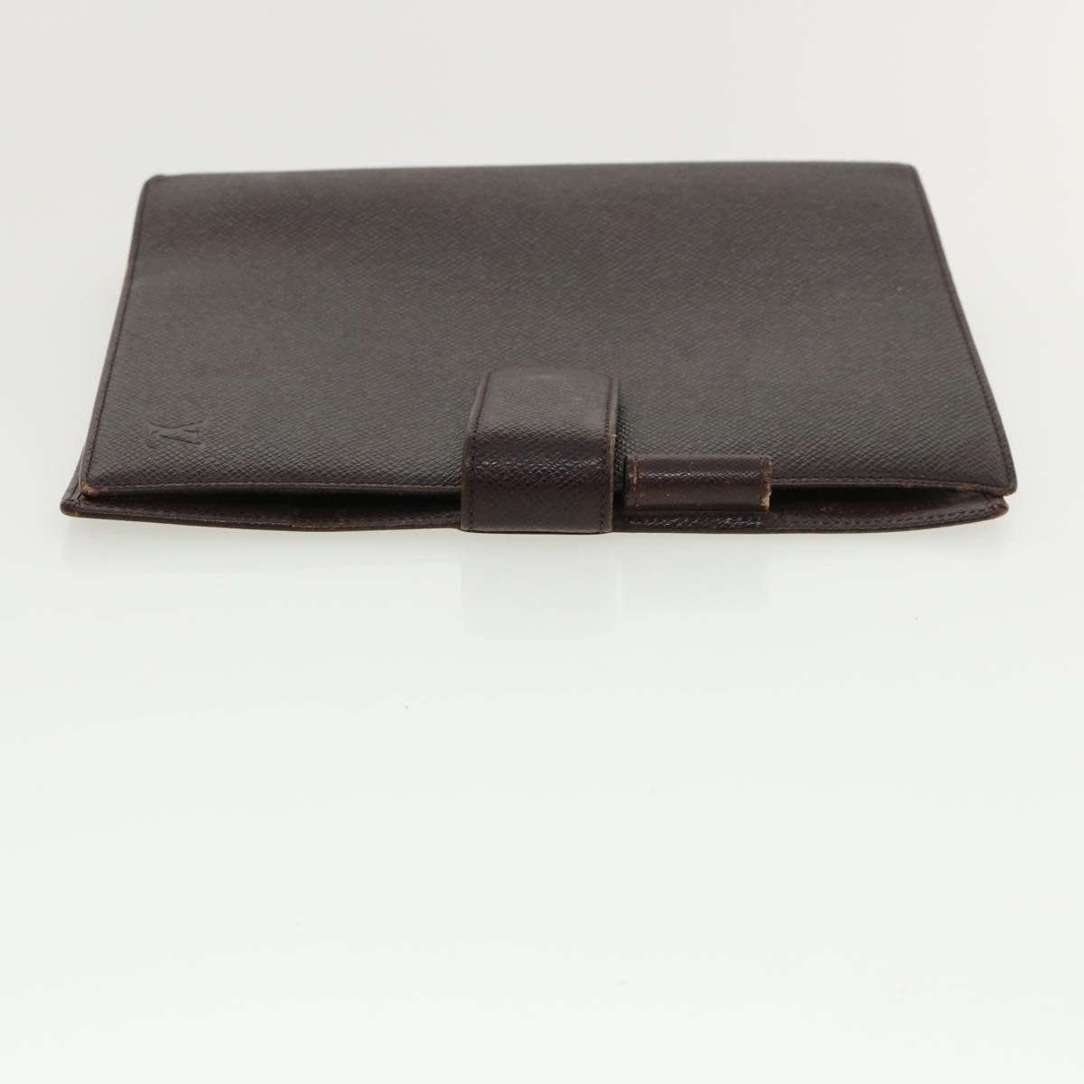 LOUIS VUITTON Taiga Leather Agenda GM Day Planner Cover Acajou R20414 Auth 34350