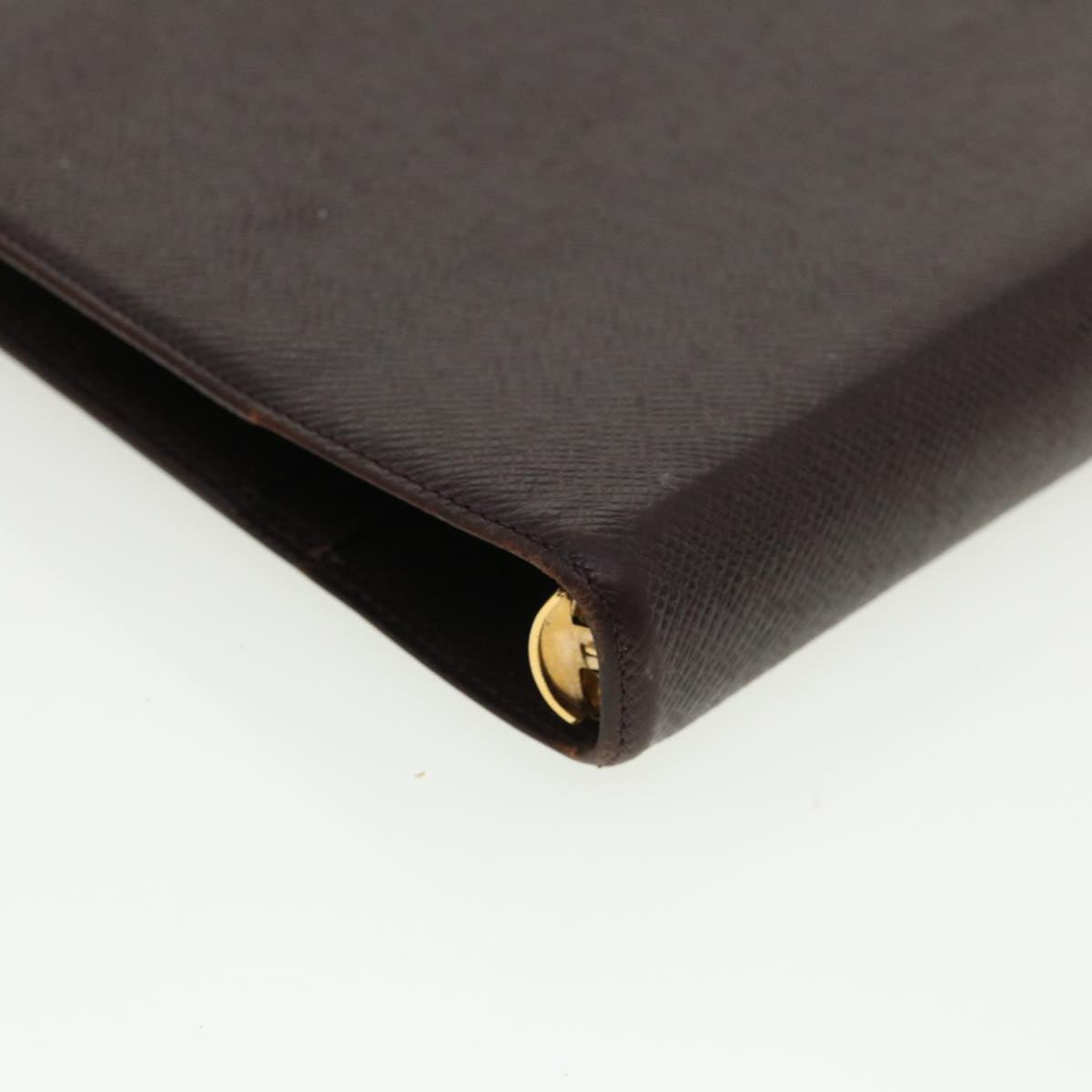 LOUIS VUITTON Taiga Leather Agenda GM Day Planner Cover Acajou R20414 Auth 34350