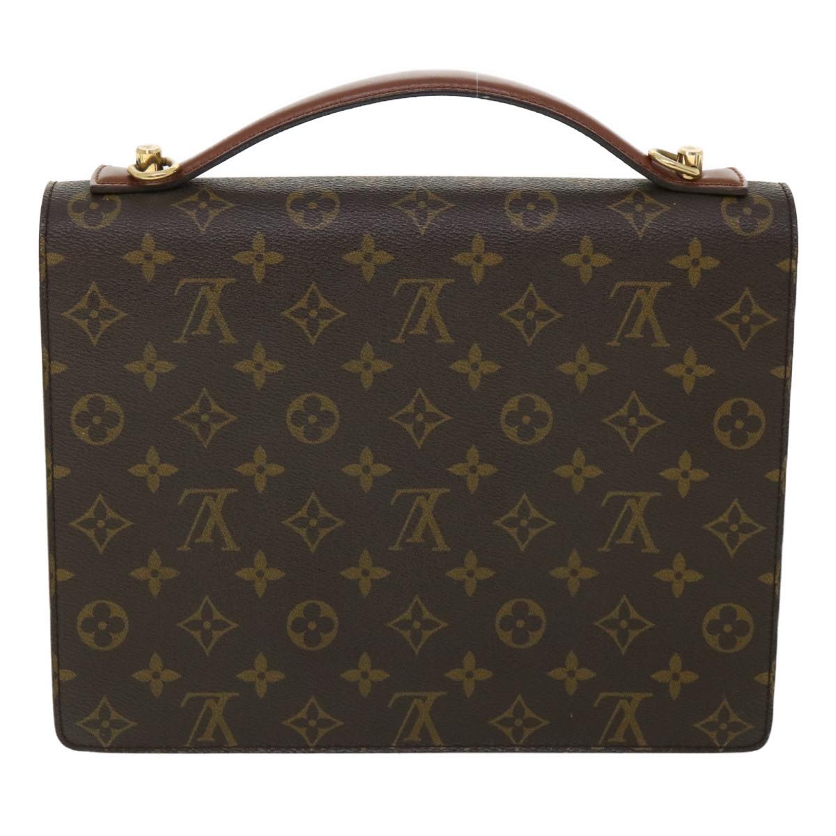 LOUIS VUITTON Monogram Monceau 26 Hand Bag 2way M51187 LV Auth 34544A