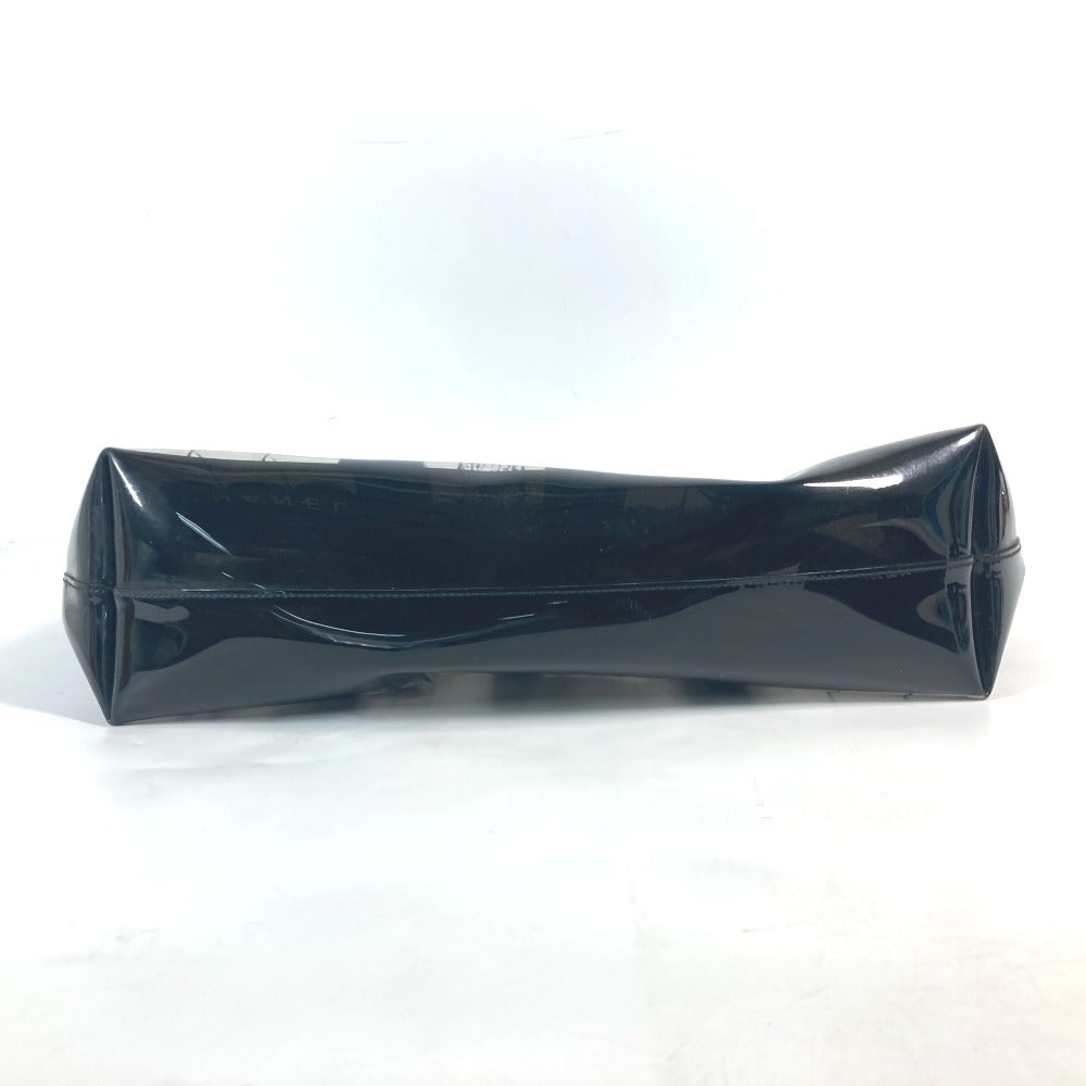 CHANEL Shoulder Bag Plastics black plastic chain window line Women Used