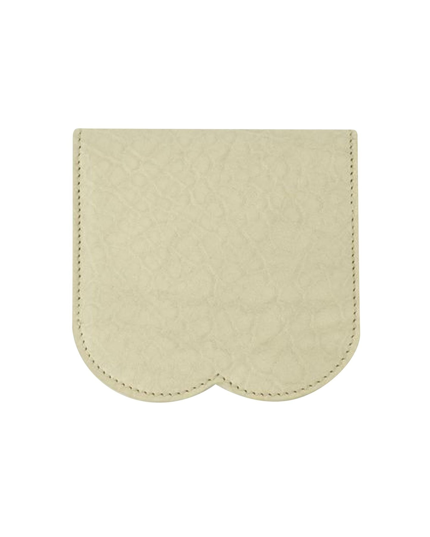 Burberry Scalloped Edge Leather Card Holder Women Beige Other ONE SIZE Beige