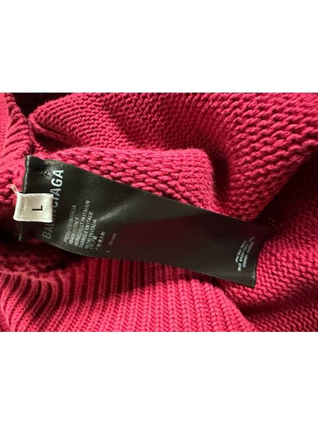 Luxury Balenciaga  ribbed hem knit 115