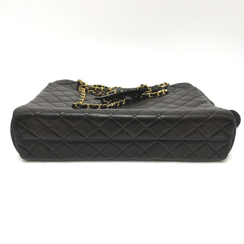 CHANEL Shoulder Bag lambskin black vintage Matelasse Quilting CC COCO Mark Women Used