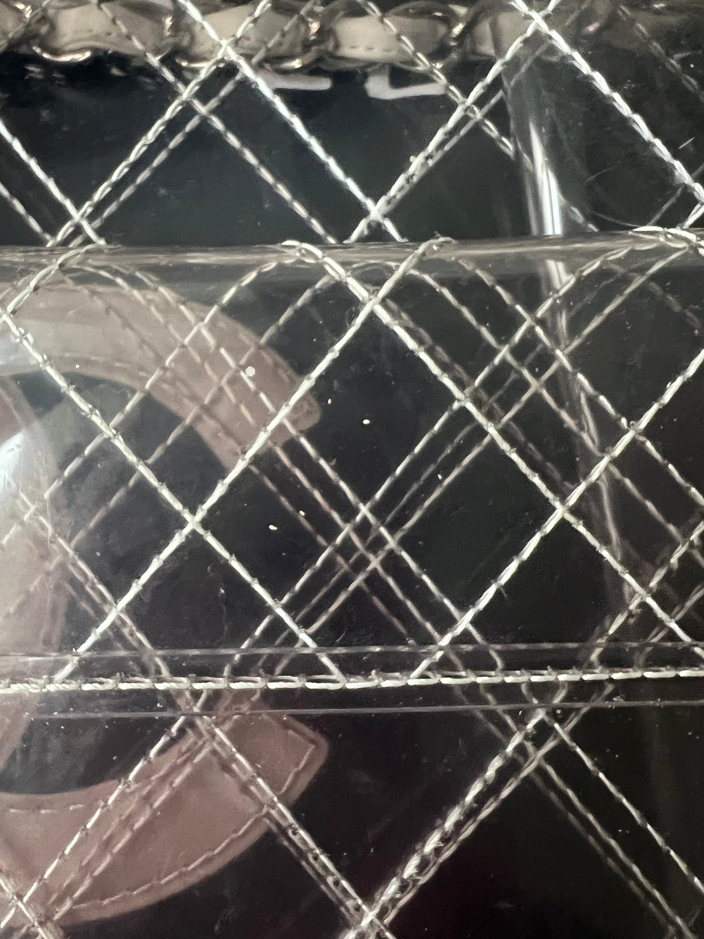 Chanel Quilted Large See Through CC Tote