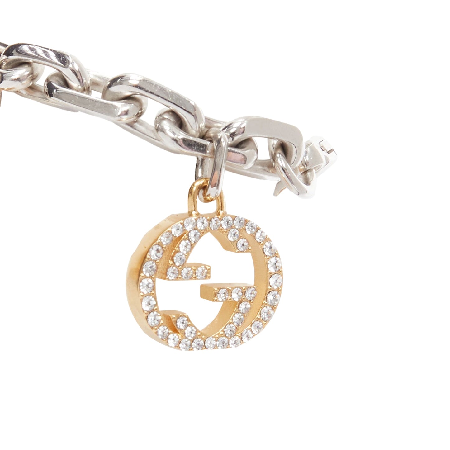 Gucci Luxury Balenciaga  Hacker Project silver GG B logo charms bracelet