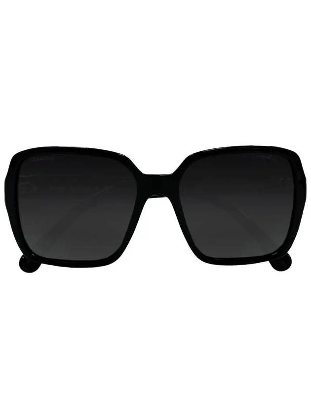 Eyewear Logo Square Sunglasses Black Chanel