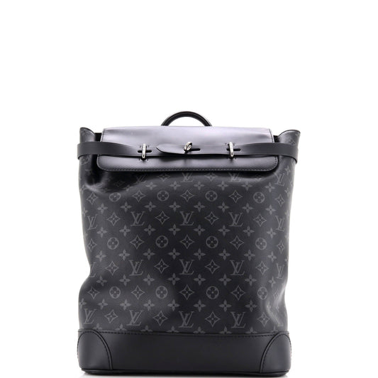 Steamer Backpack Monogram Eclipse Canvas