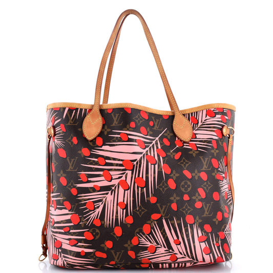 Neverfull NM Tote Limited Edition Monogram Jungle Dots MM