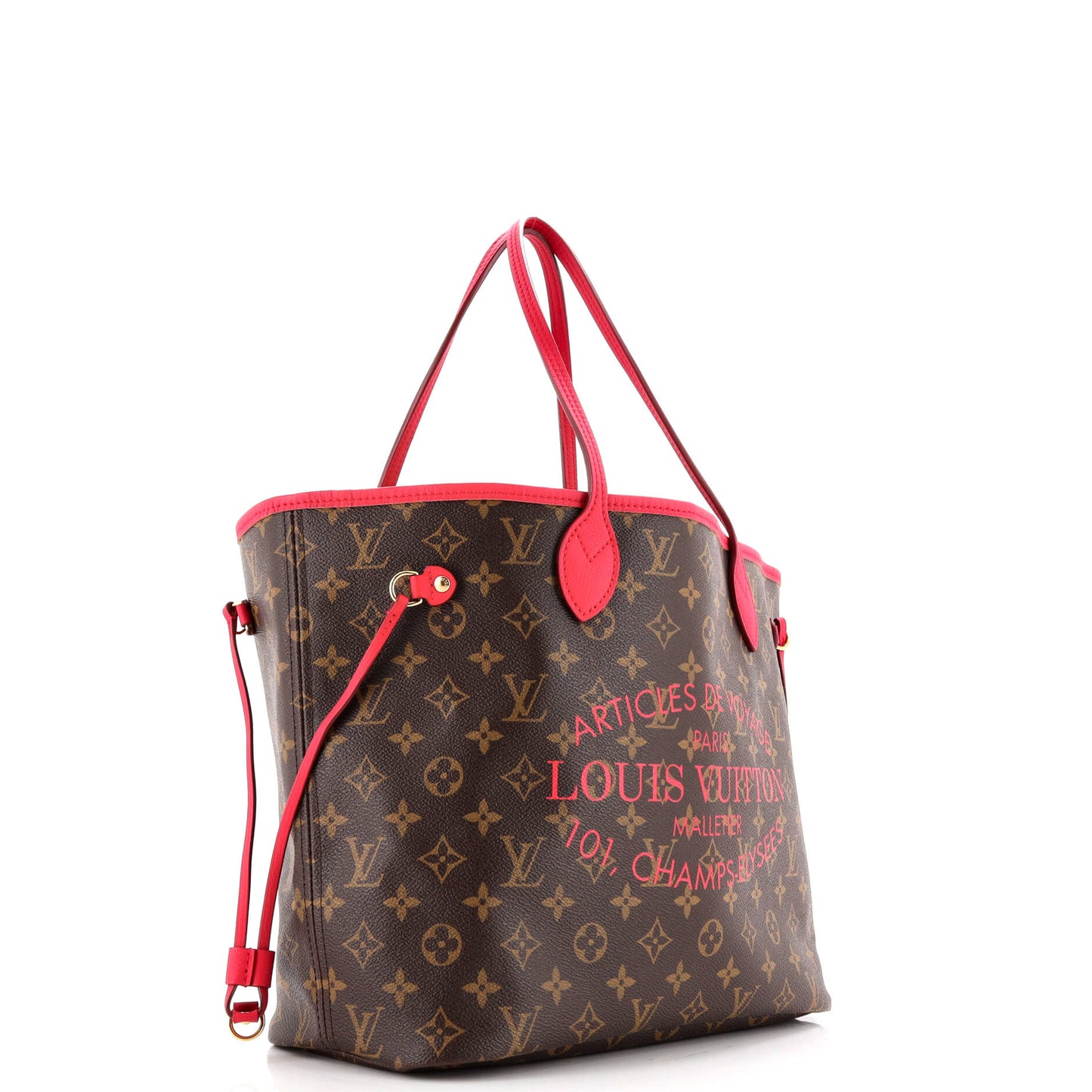 Neverfull Tote Limited Edition Ikat Monogram Canvas with Leather MM