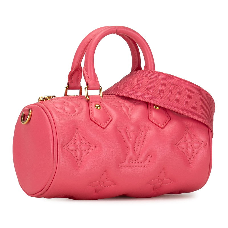 Louis Vuitton Monogram Papillon BB Handbag Chain Shoulder Bag 2WAY M59826 Pink  Leather  Louis Vuitton
