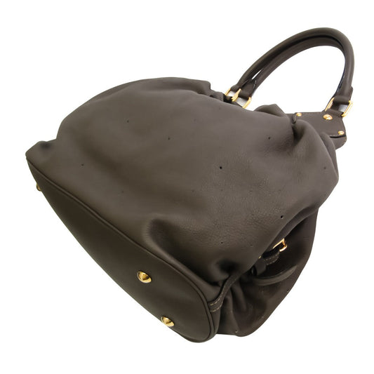Louis Vuitton Brown Leather Mahina shopper bag