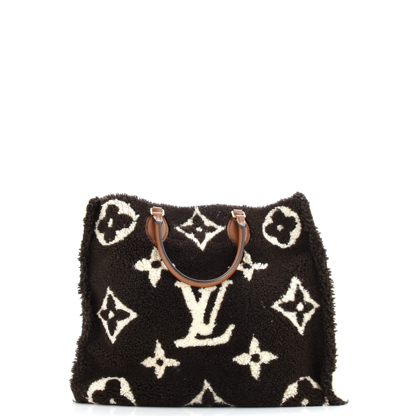 OnTheGo Tote Monogram Giant Teddy Fleece GM
