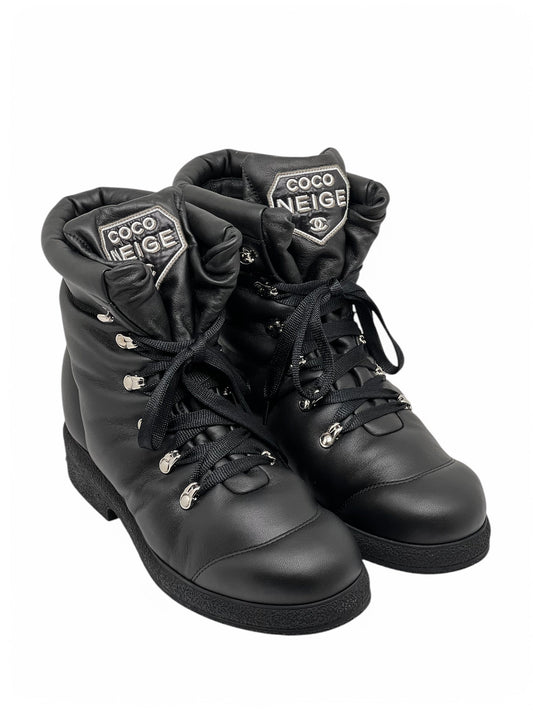 Chanel - Boots Coco Neige T40C