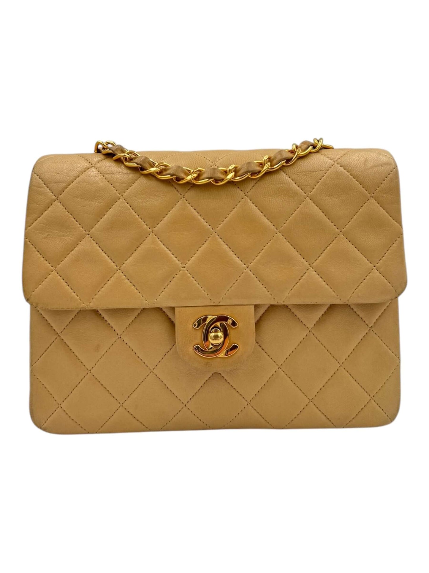 Chanel - Sac Timeless beige vintage