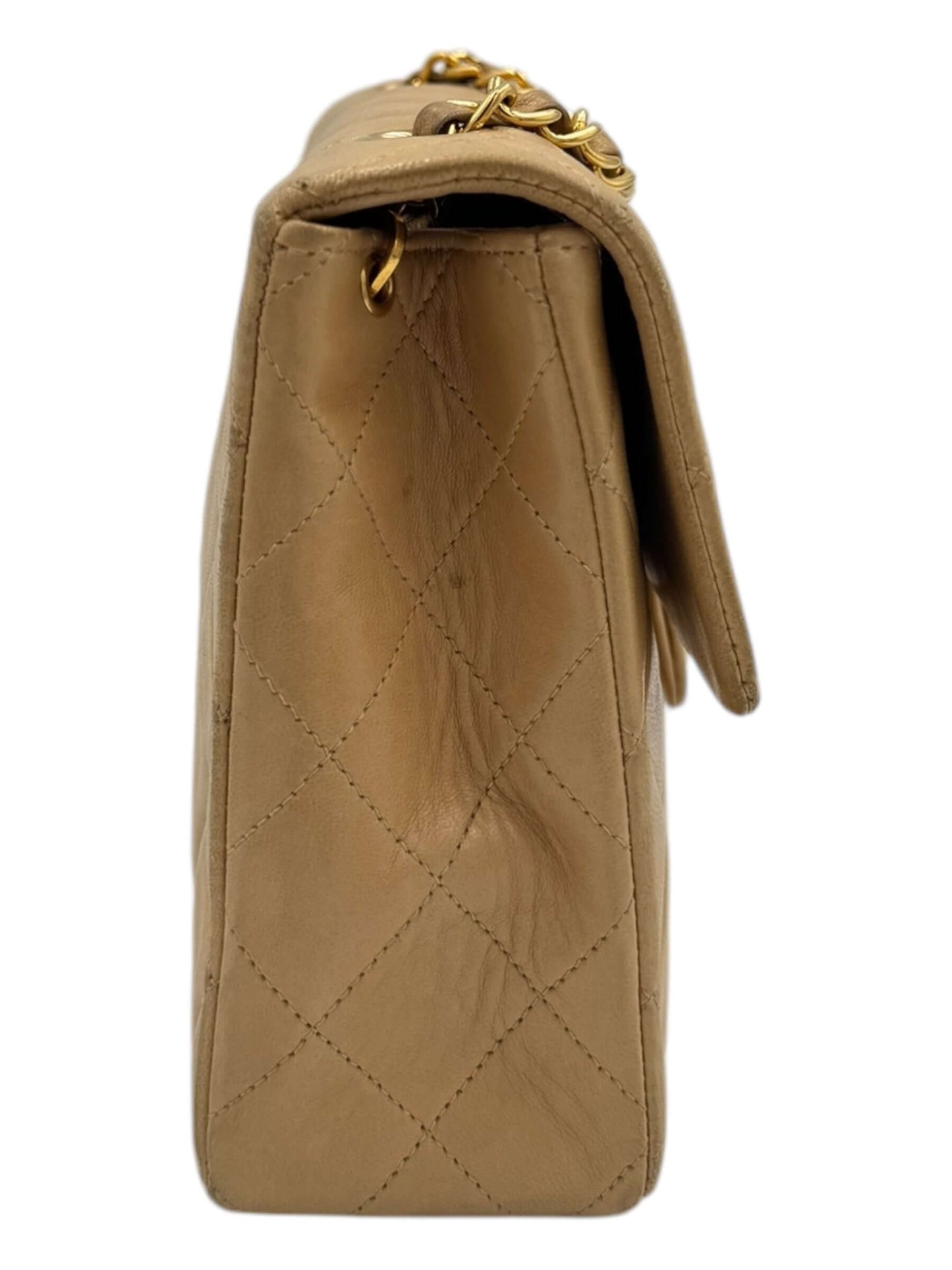 Chanel - Sac Timeless beige vintage