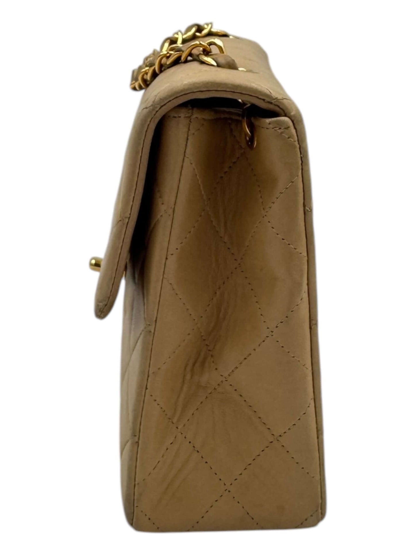 Chanel - Sac Timeless beige vintage