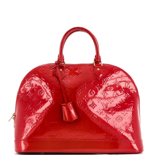 Alma Handbag Monogram Vernis GM