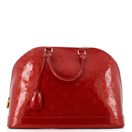Alma Handbag Monogram Vernis GM