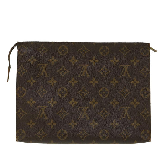LOUIS VUITTON Monogram Poche Toilette 26 Pouch M47542 LV Auth 35497