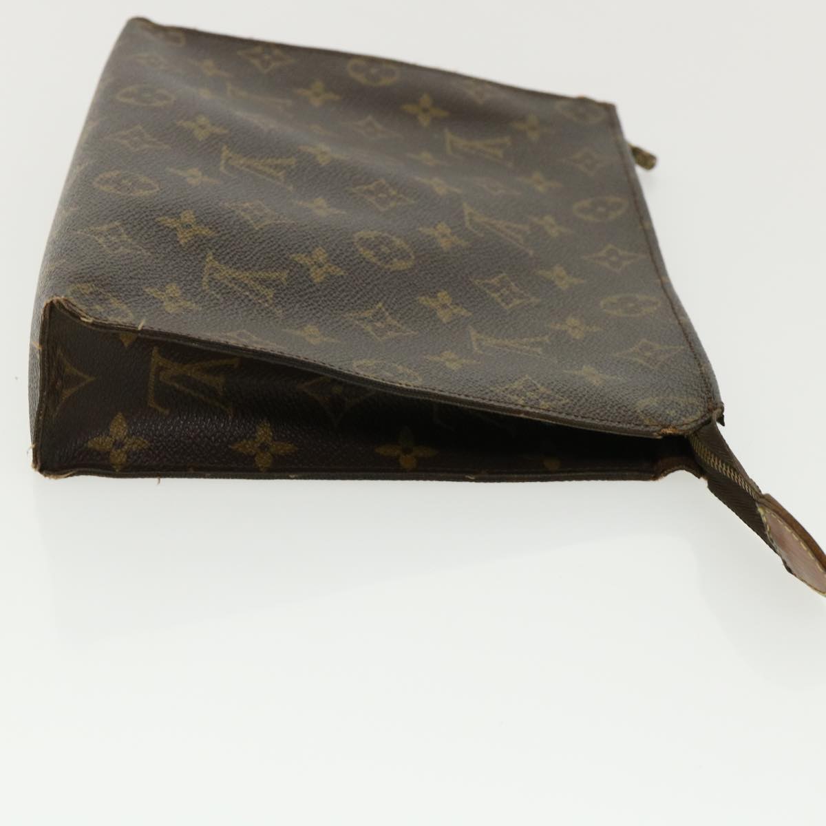 LOUIS VUITTON Monogram Poche Toilette 26 Pouch M47542 LV Auth 35497