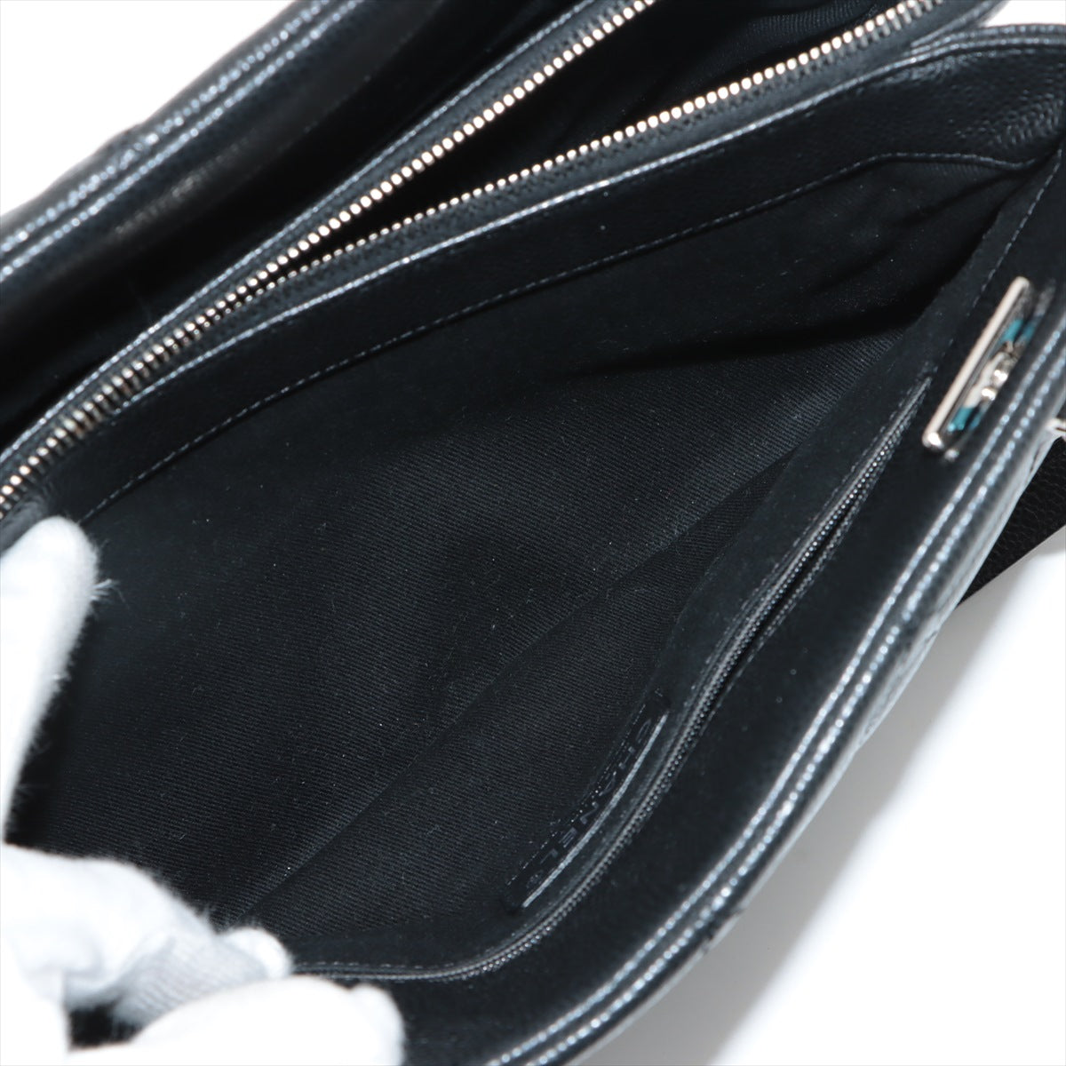 Chanel Matrasse Caviar S Tote Bag Coco Black Silver G  19th