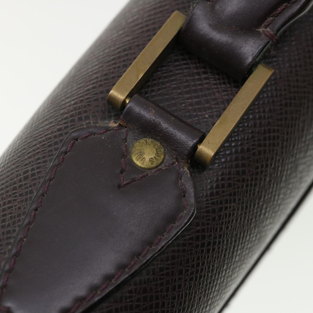 LOUIS VUITTON Taiga Serviette Moskova Business Bag Acajou M30036 LV Auth 35508