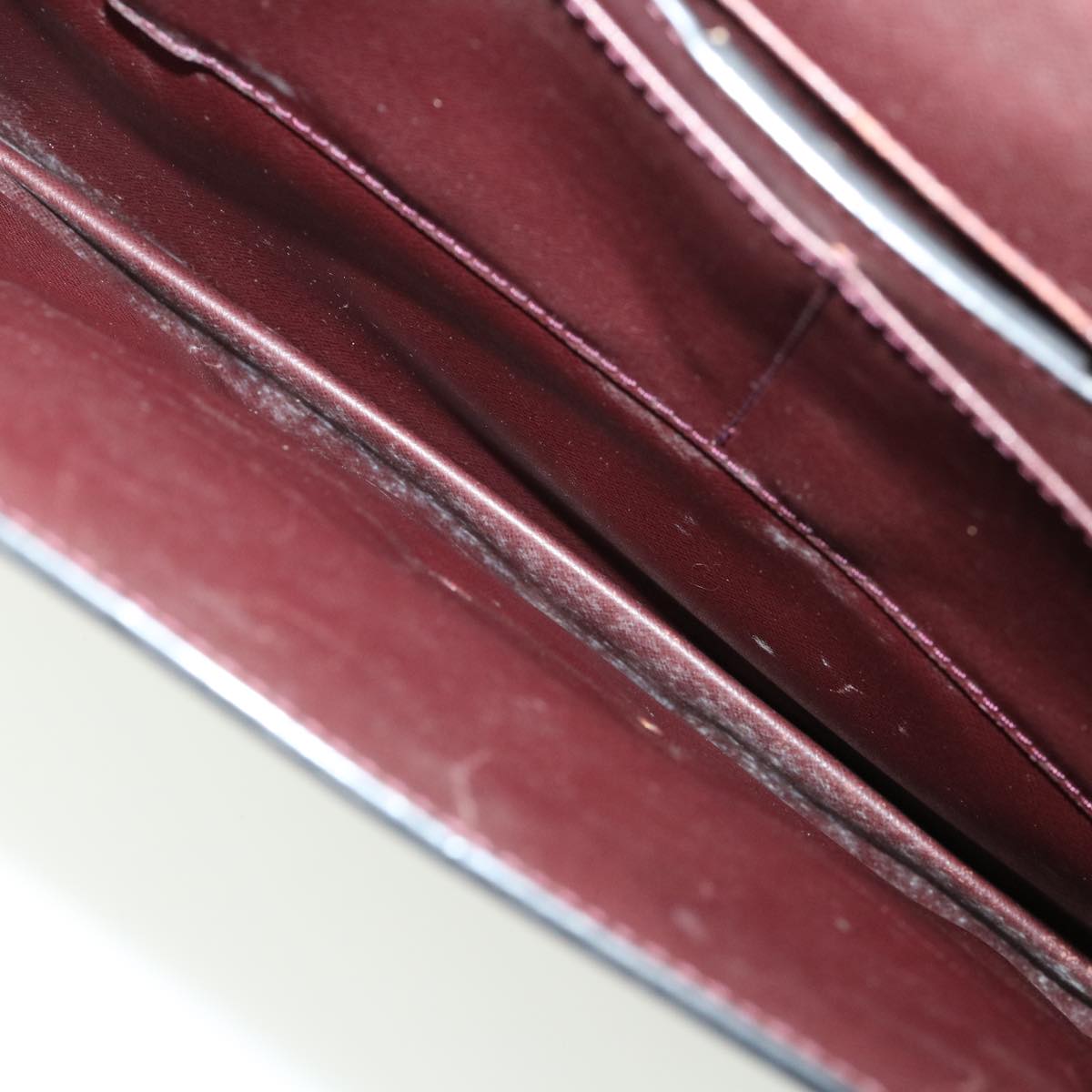 LOUIS VUITTON Taiga Serviette Moskova Business Bag Acajou M30036 LV Auth 35508