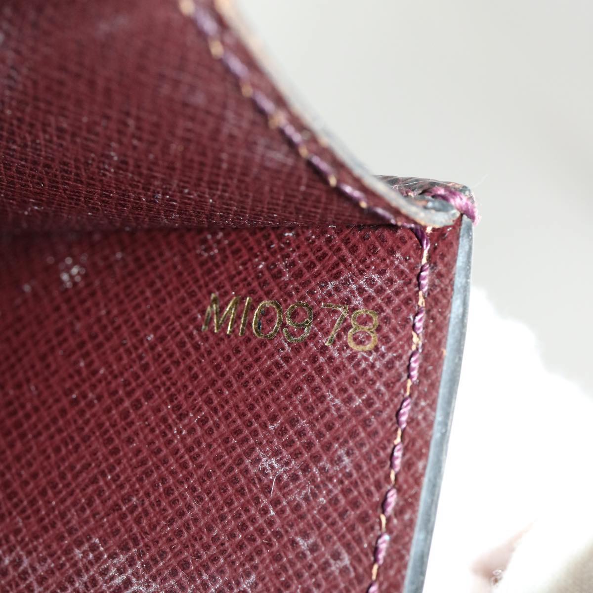 LOUIS VUITTON Taiga Serviette Moskova Business Bag Acajou M30036 LV Auth 35508