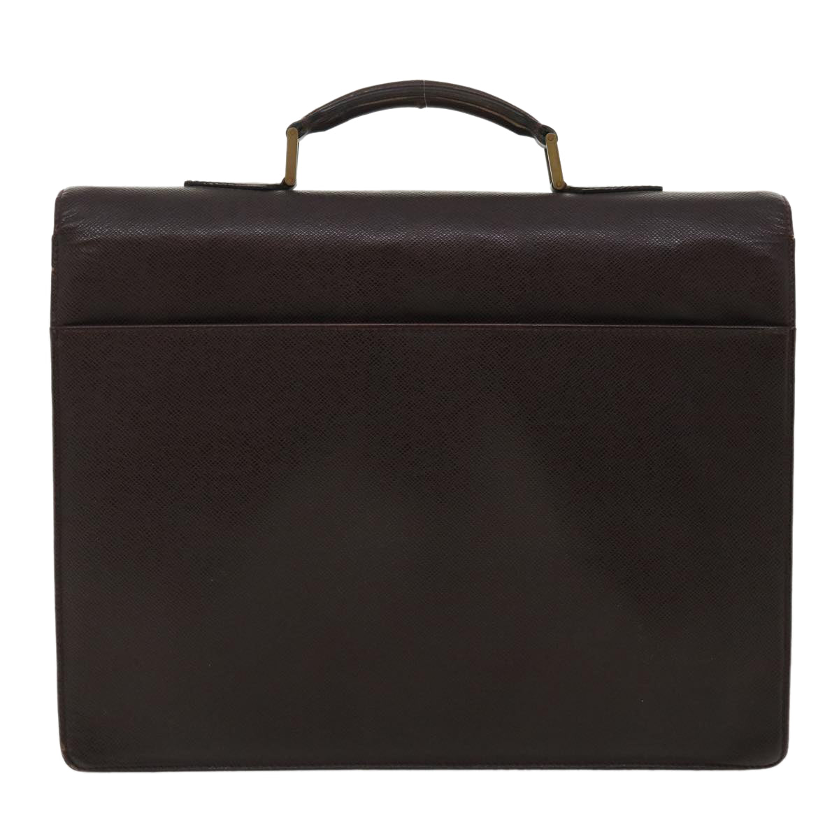 LOUIS VUITTON Taiga Serviette Moskova Business Bag Acajou M30036 LV Auth 35508