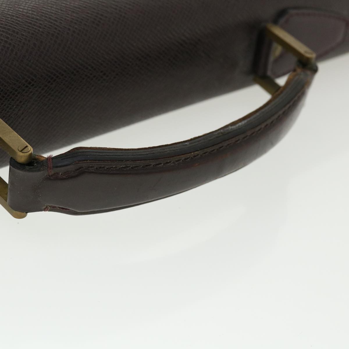 LOUIS VUITTON Taiga Serviette Moskova Business Bag Acajou M30036 LV Auth 35508