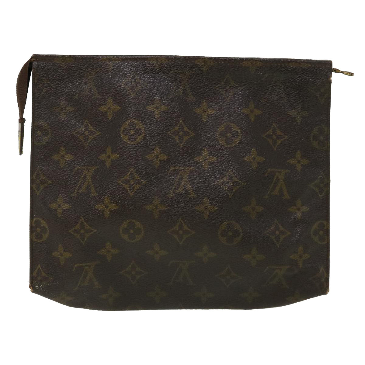LOUIS VUITTON Monogram Poche Toilette 26 Pouch M47542 LV Auth 35568