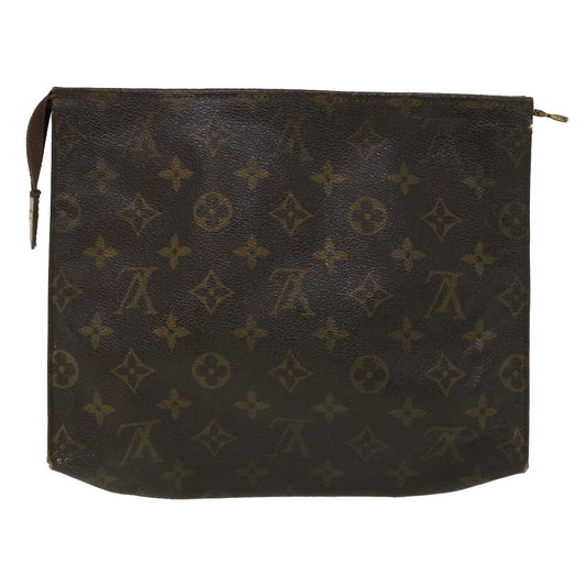 LOUIS VUITTON Monogram Poche Toilette 26 Pouch M47542 LV Auth 35568