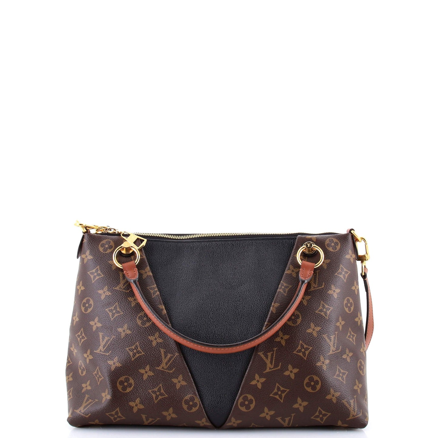 V Tote Monogram Canvas and Leather MM