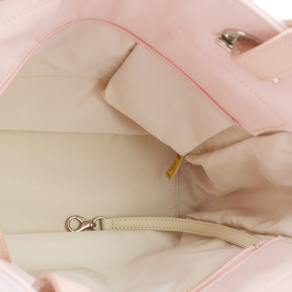 Chanel Pink Canvas Paris-Biarritz PM Tote Handbag