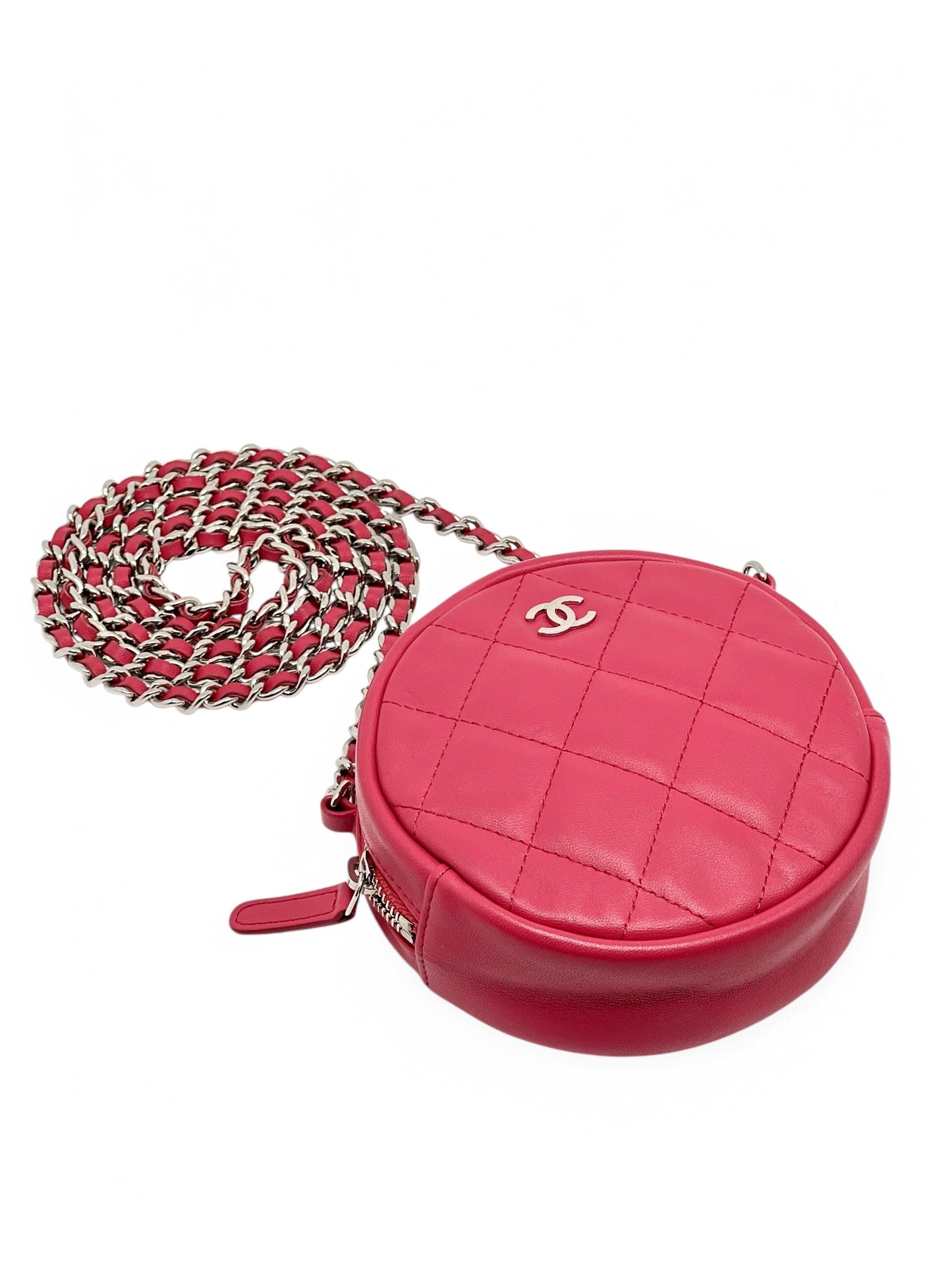 Chanel - Sac Round on chain rose